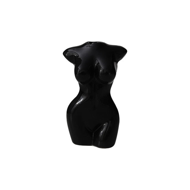 Ceramic Body Shapes Vases - MAHOGANY STREET