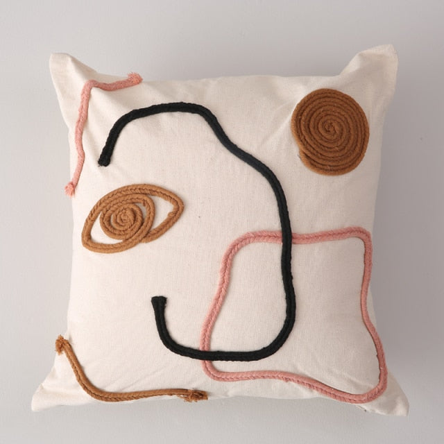 Embroidered Cushion Covers - MAHOGANY STREET