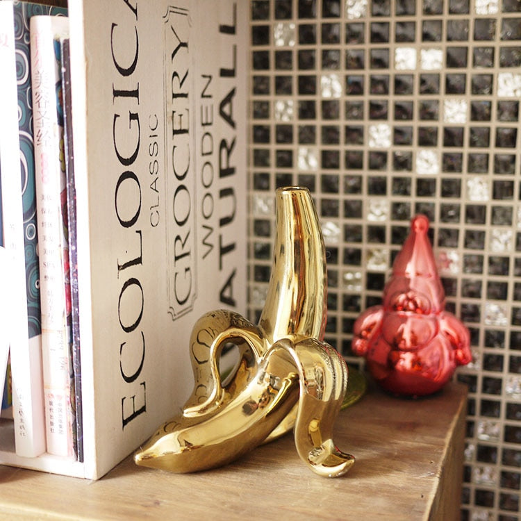 Banana Shaped Flower Vase - MAHOGANY STREET
