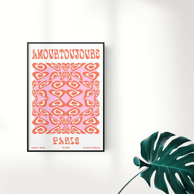 Retro Design Paris Canvas Prints - MAHOGANY STREET