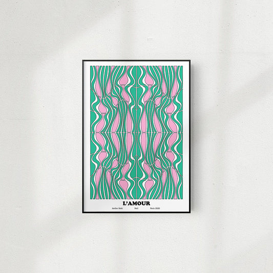 Retro Design Paris Canvas Prints - MAHOGANY STREET