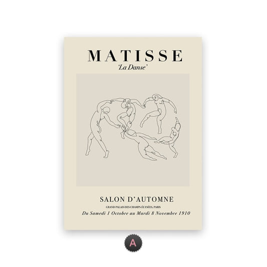 Aesthetic Matisse Wall Canvases - MAHOGANY STREET