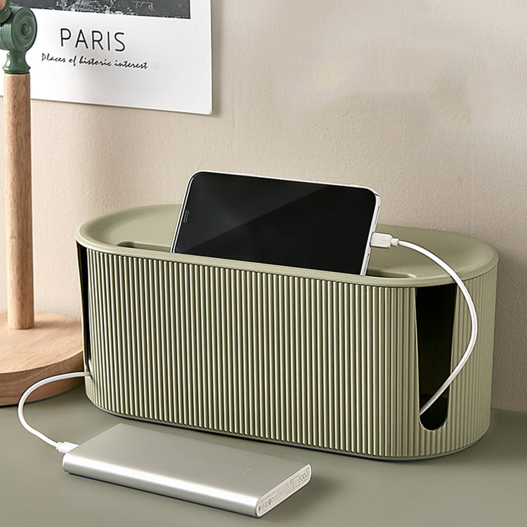 Sleek Design Desk Cable Organizer - MAHOGANY STREET