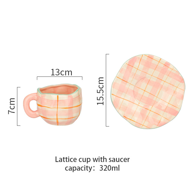 Hand-Painted Ceramic Mug Sets - MAHOGANY STREET