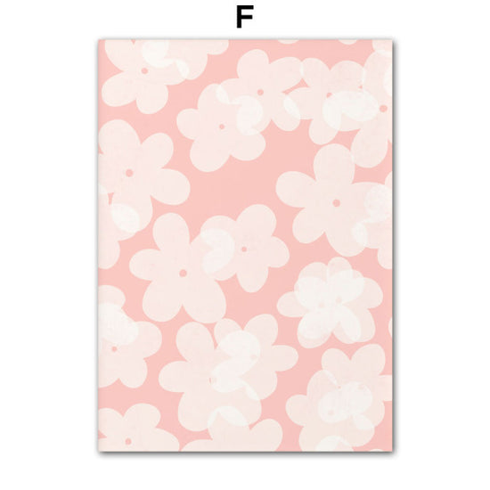 Fresh Pastel Flower Canvas Prints - MAHOGANY STREET
