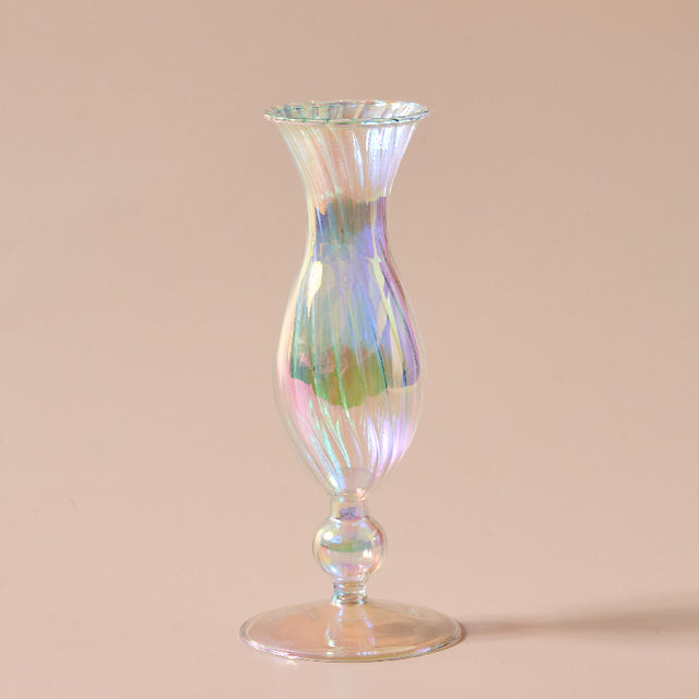 Shimmery Rainbow Iridescent Candle Holders - MAHOGANY STREET