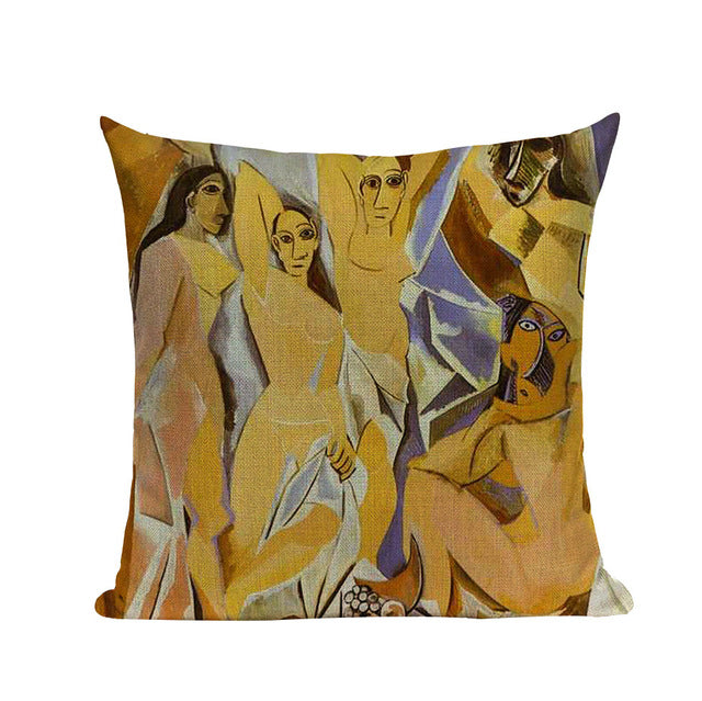 Abstract Artwork Cushion Cover - MAHOGANY STREET