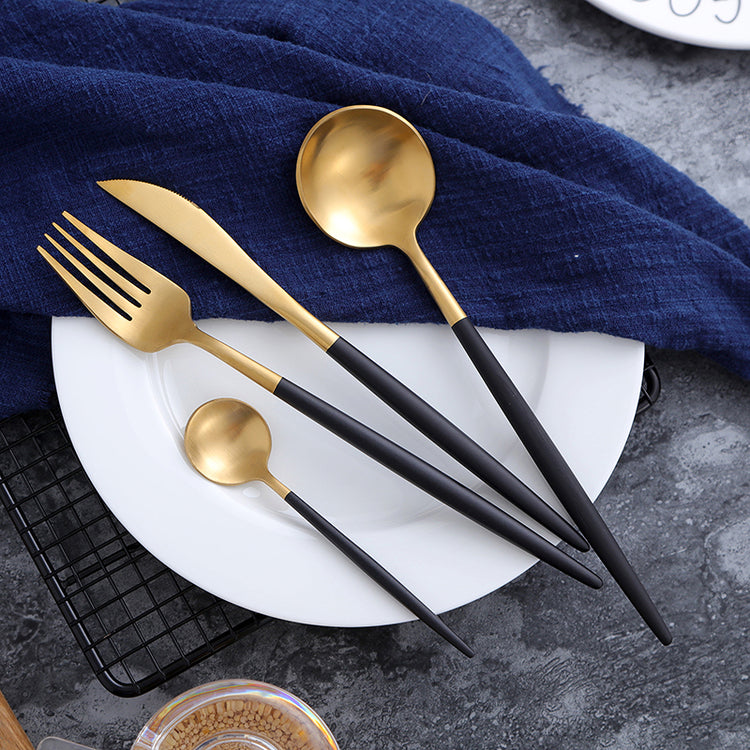 Colorful Luxe Cutlery Set (multiple colors) - MAHOGANY STREET