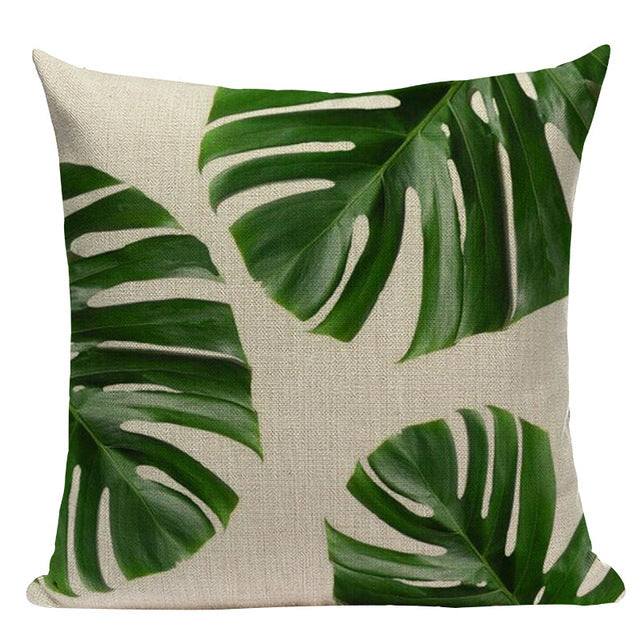 Tropical Style Linen Cushion Covers - MAHOGANY STREET