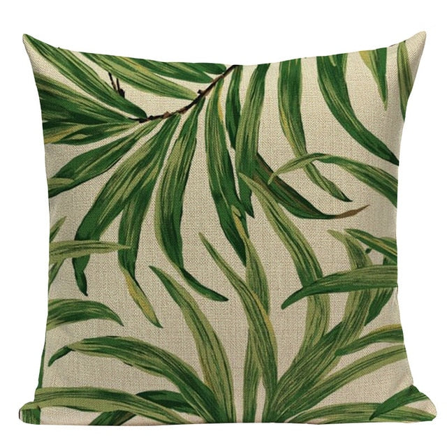 Tropical Style Linen Cushion Covers - MAHOGANY STREET