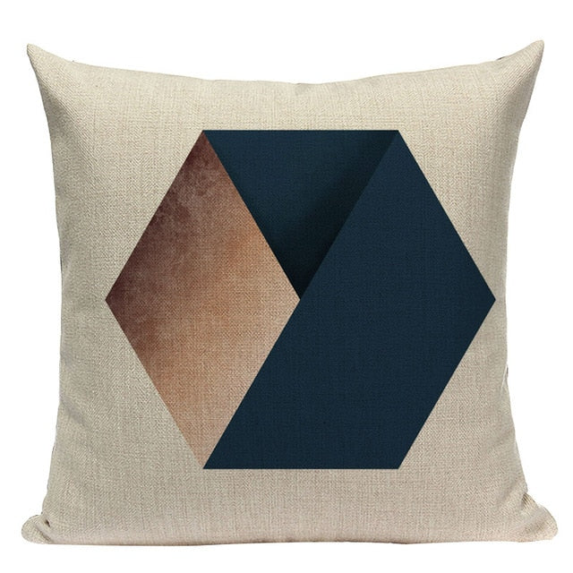 Luxe Linen Cushion Covers With Gold Accents - MAHOGANY STREET
