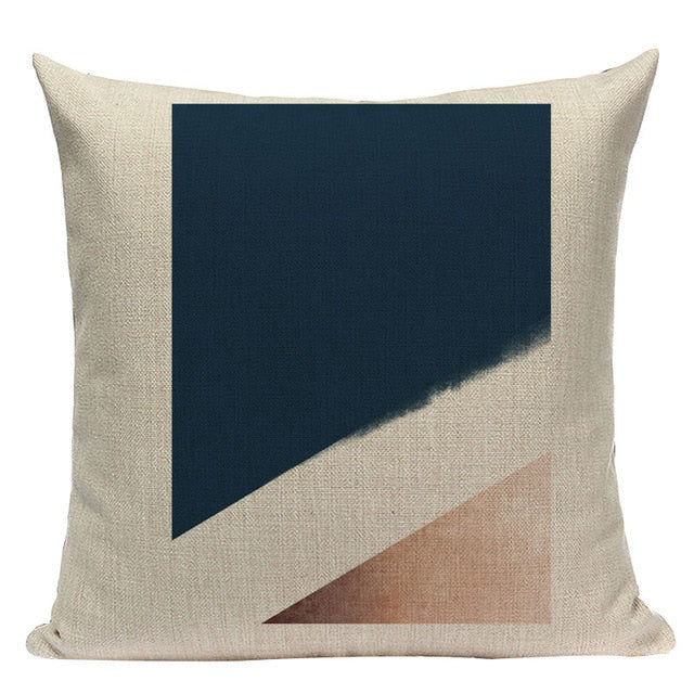 Luxe Linen Cushion Covers With Gold Accents - MAHOGANY STREET