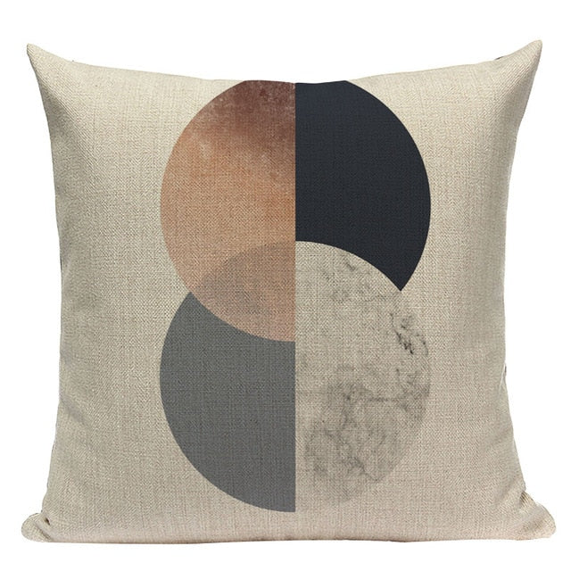 Luxe Linen Cushion Covers With Gold Accents - MAHOGANY STREET
