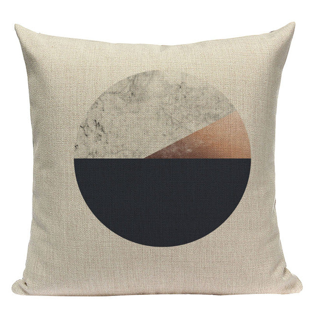 Luxe Linen Cushion Covers With Gold Accents - MAHOGANY STREET