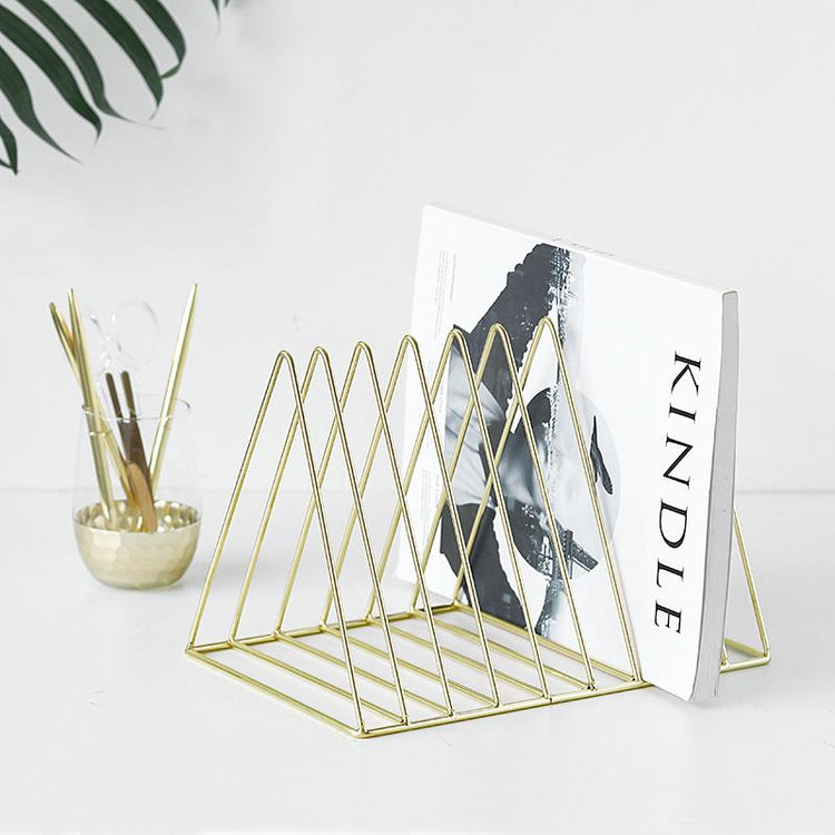 Minimalistic Metal Wire Magazine Holder - MAHOGANY STREET