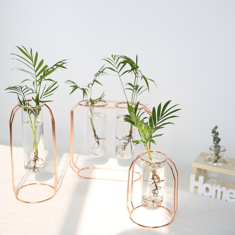 Unique Design Minimalist Metal Wire Vase - MAHOGANY STREET