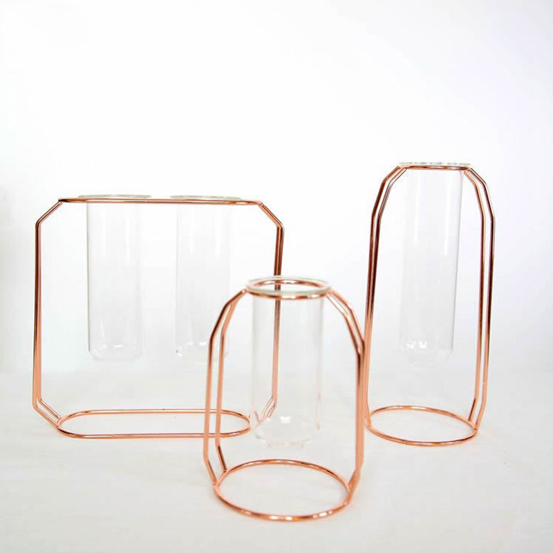 Unique Design Minimalist Metal Wire Vase - MAHOGANY STREET