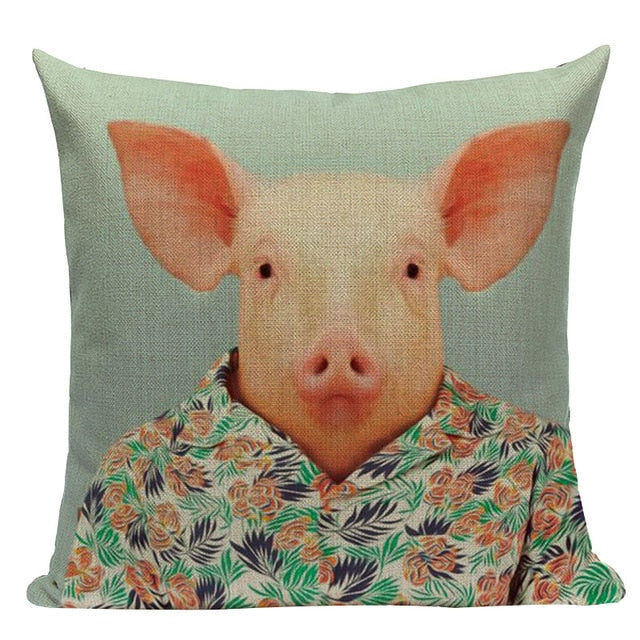 Original Cushion Covers With Animal Prints - MAHOGANY STREET
