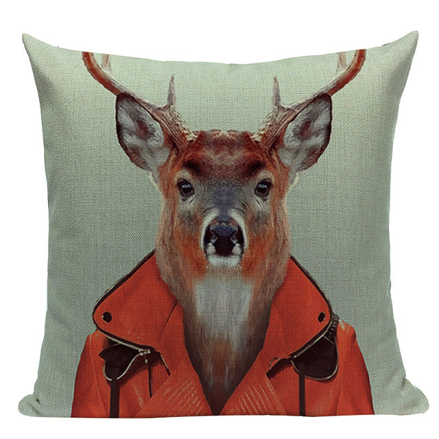 Original Cushion Covers With Animal Prints - MAHOGANY STREET