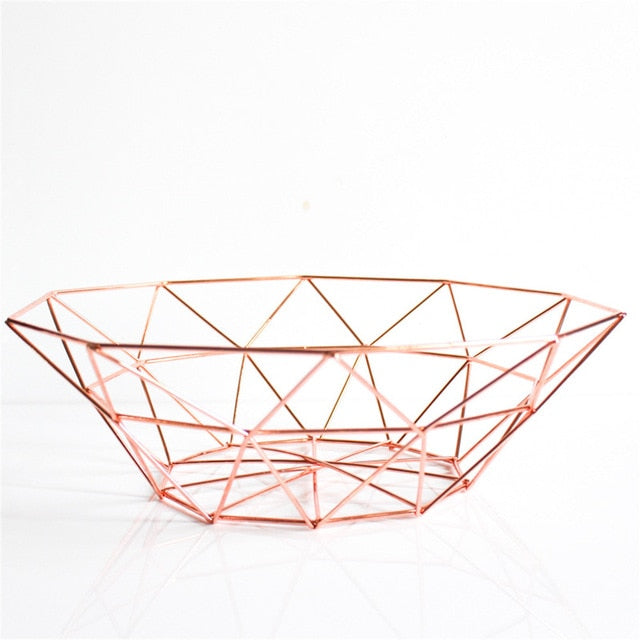 Chic Gold Wire Fruit Bowl - MAHOGANY STREET