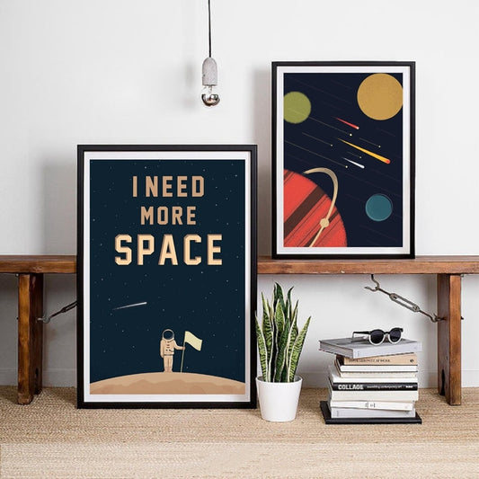 Space Wall Art Canvas Print - MAHOGANY STREET