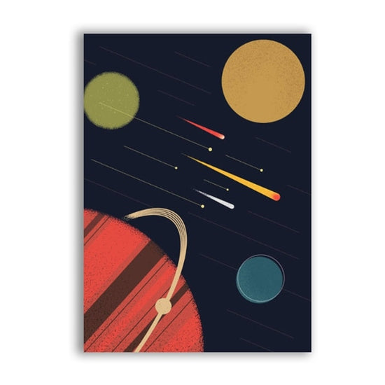 Space Wall Art Canvas Print - MAHOGANY STREET