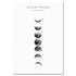 Minimalist Style Moon Phases Canvas Artworks - MAHOGANY STREET