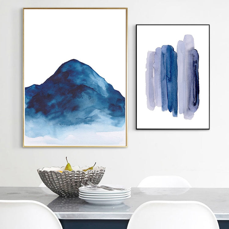 Nordic Watercolors Canvas Print - MAHOGANY STREET