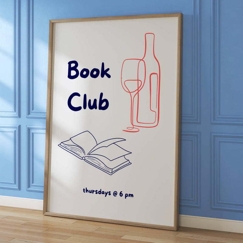 Aesthetic Book Club Fine Art Wall Art Poster