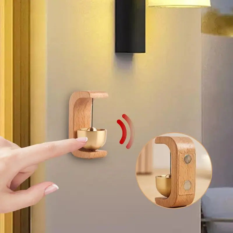 Wireless Wooden Wind Chimes Doorbell