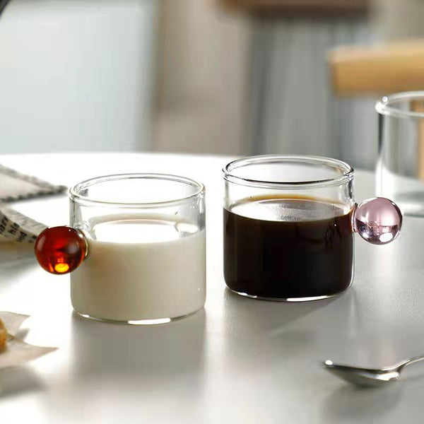 Glass Espresso Cups - Set of 2