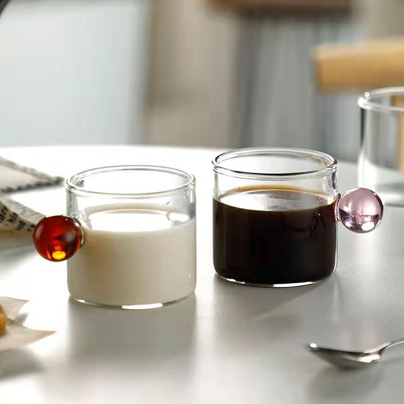 Glass Espresso Cups - Set of 2
