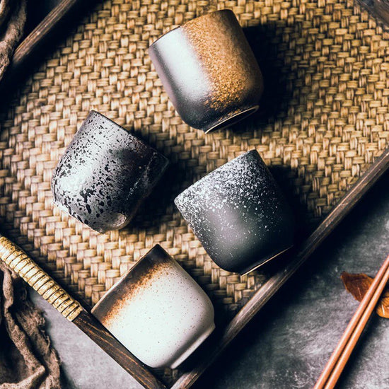 Japanese Style Ceramic Cups - MAHOGANY STREET