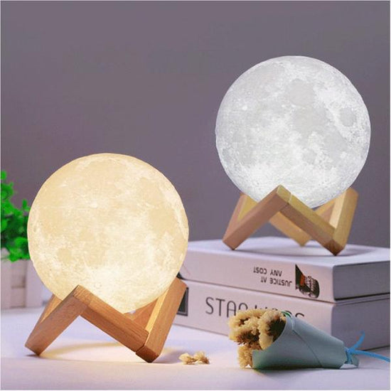 3D Print Moon Lamp (Touch Switch) - MAHOGANY STREET