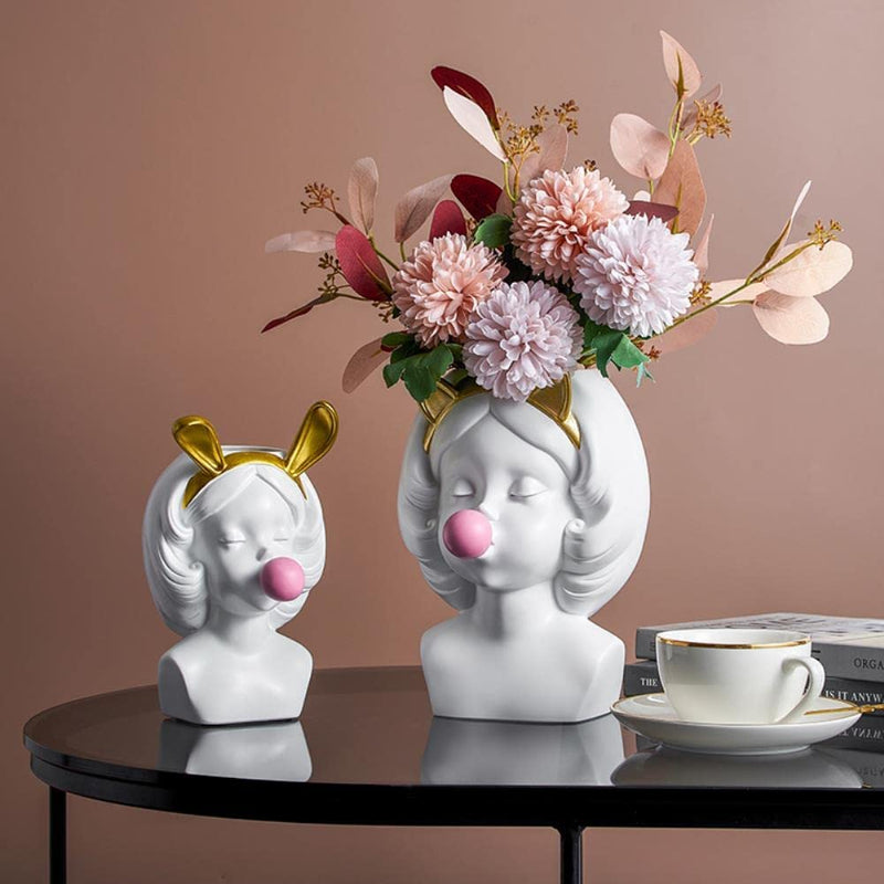 Creative Design Head Flower Vase