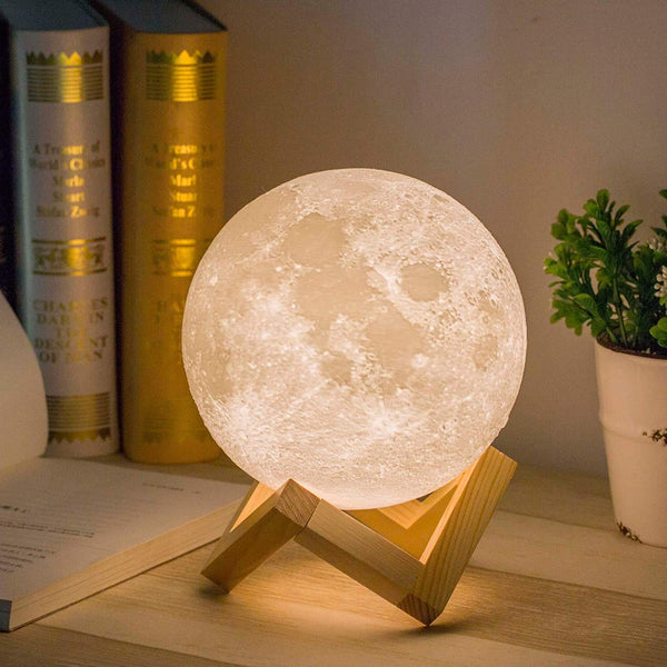 3D Print Moon Lamp (Touch Switch)