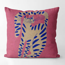 Cat Illustration Colorful Cushion Covers - MAHOGANY STREET