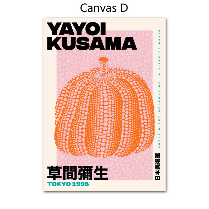 Yayoi Kusama Abstract Canvas Prints ( + more styles)