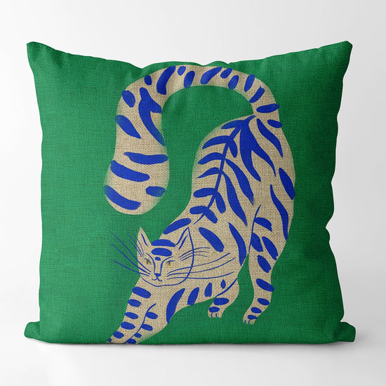 Cat Illustration Colorful Cushion Covers - MAHOGANY STREET