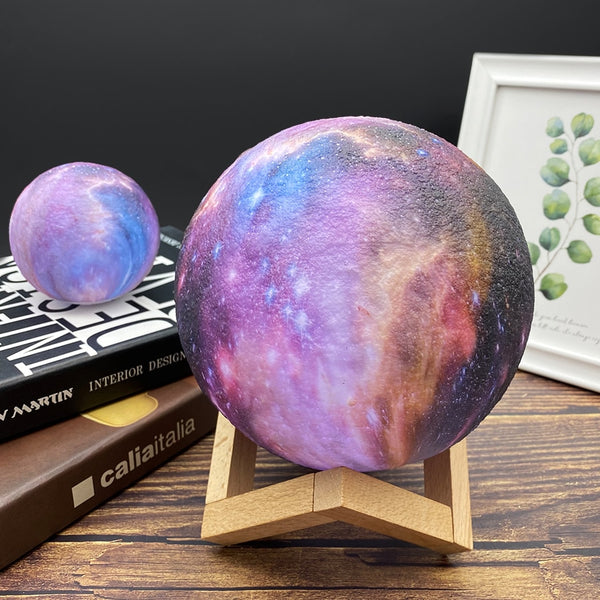 Starry Night Color Changing Decorative Moon Lamp - MAHOGANY STREET