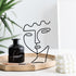 Abstract Metal Wire Face Decorations - MAHOGANY STREET