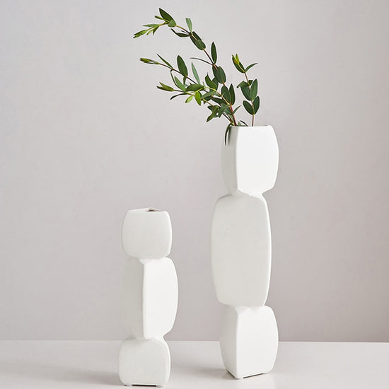 Modern Design Building Block Vase - MAHOGANY STREET