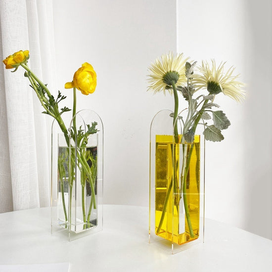 Colorful Acrylic Flower Vases - MAHOGANY STREET