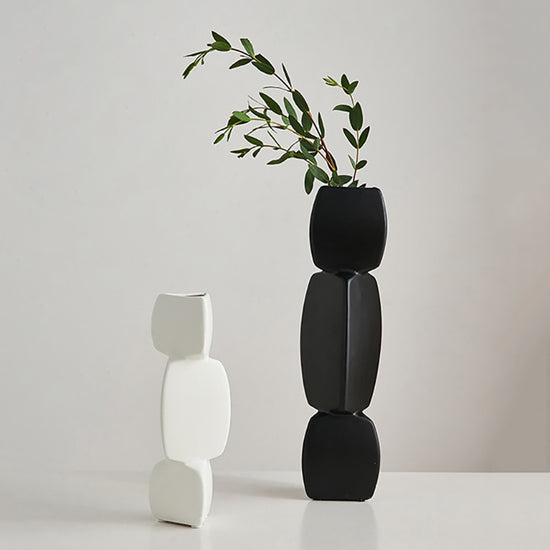 Modern Design Building Block Vase - MAHOGANY STREET