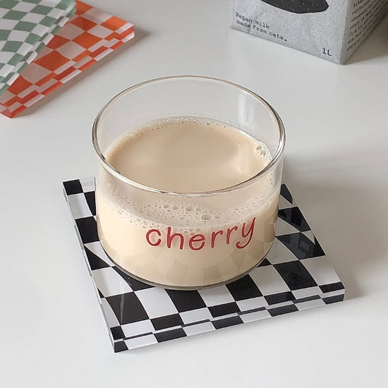 Gingham Print Coasters - Set of 3 - MAHOGANY STREET
