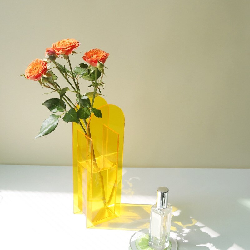 Colorful Acrylic Flower Vases - MAHOGANY STREET