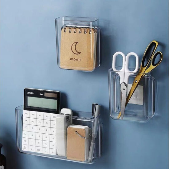 Transparent Wall-Mounted Acrylic Storage - Set of 2 - MAHOGANY STREET