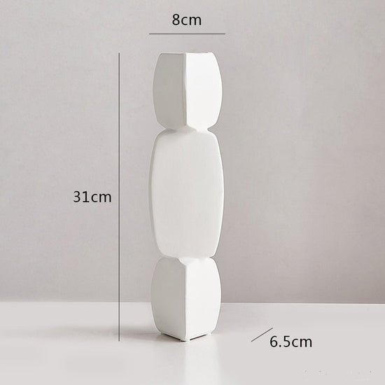 Modern Design Building Block Vase - MAHOGANY STREET