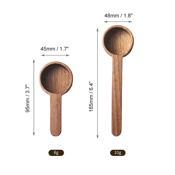 Wooden Measuring Spoons - Set of 2 - MAHOGANY STREET