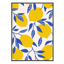 Colorful Lemon Papaya Canvas Prints - MAHOGANY STREET